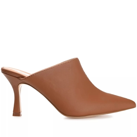 Journee Collection Shiyza Pumps Brown 9.5 - Picture 2 of 8